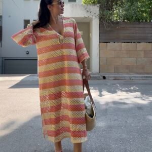 Crochet Multycolor Dress - Image 2