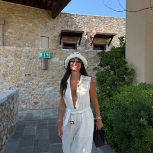 Siena Linen Jumpsuit - Image 1