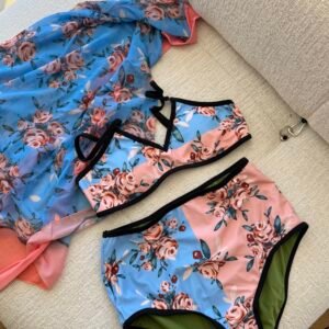 Rosé Garden Reversible Swim Set - Image 1