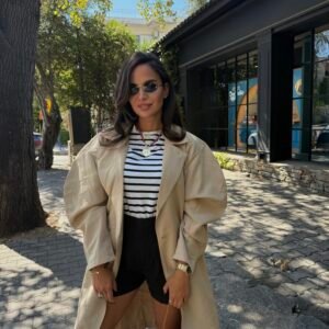 Timeless Elegance Trench Coat - Image 2