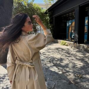 Timeless Elegance Trench Coat - Image 4