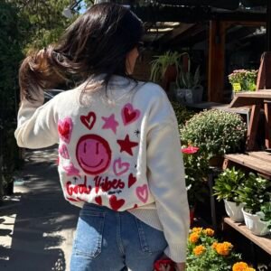 Good Vibes Knit Cardigan - Image 3