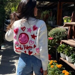 Good Vibes Knit Cardigan - Image 1