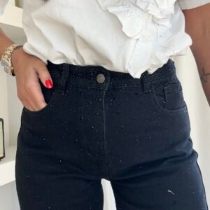 Embellished Black Denim - Image 1