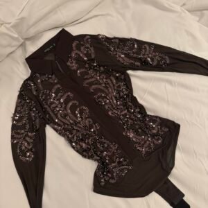Embellished Sheer Bodysuit - Image 4