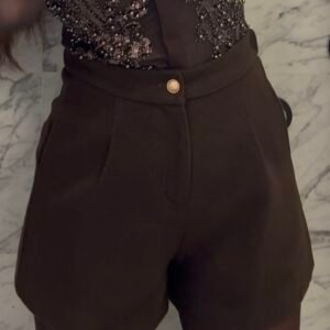 Wool-Blend Structured Shorts - Image 5