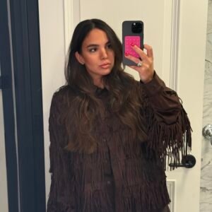 Suede Fringe Shirt - Image 3