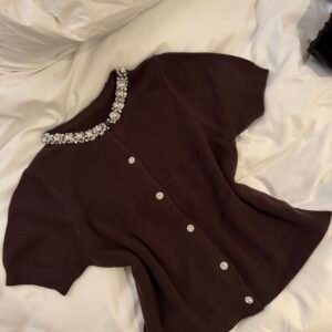 The Crystal Collar Knit - Image 5