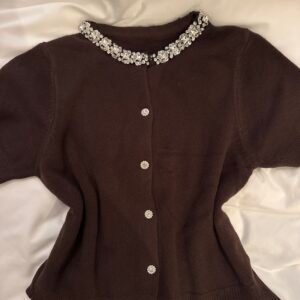 The Crystal Collar Knit - Image 6