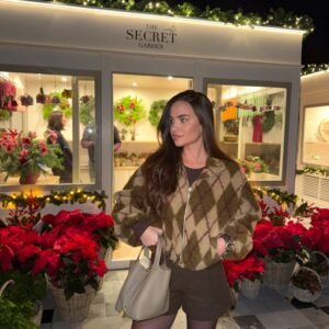 Argyle Bomber Jacket - Image 1