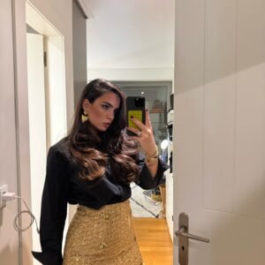 Lumière Tweed Mini Skirt - Image 1