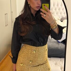 Lumière Tweed Mini Skirt - Image 2