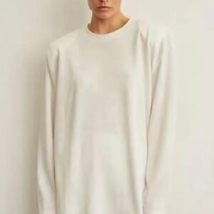Structured Shoulder Luxe T-Shirt - Image 4