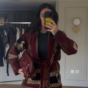 Tribal Weave Statement Cardigan - Image 1