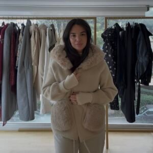 Cozy Fur Hood Zip Jacket - Image 5