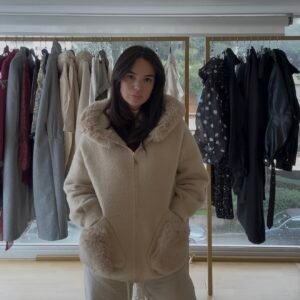 Cozy Fur Hood Zip Jacket - Image 6