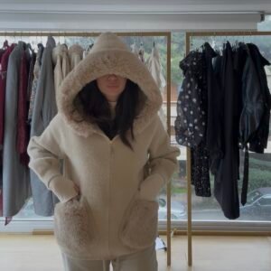 Cozy Fur Hood Zip Jacket - Image 7