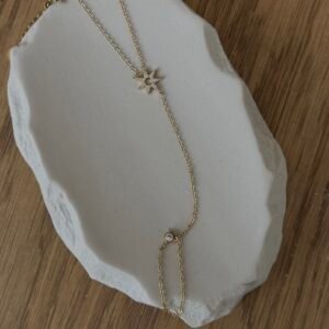 Aurora Luxe Hand Chain Bracelet - Image 3