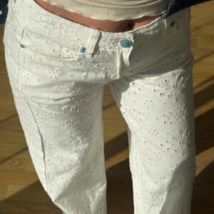 Broderie Wide-Leg Pants - Image 6