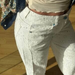 Broderie Wide-Leg Pants - Image 5