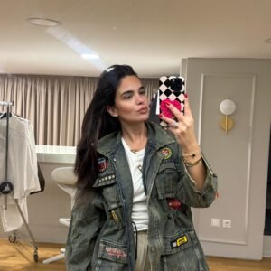 Rebel Patchwork Denim Jacket - Image 1