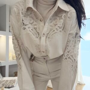 Lace Detail Shirt - Image 1