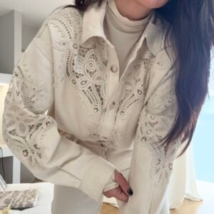 Lace Detail Shirt - Image 3