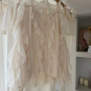Ruffle Chiffon Blouse - Image 1