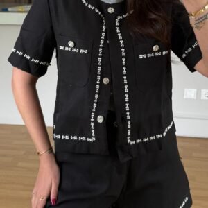 Crystal Trim Tailored Set - Image 1