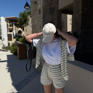 Striped Lounge Chic Set - Image 4