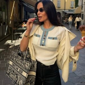 Signature Button Knit - Image 3