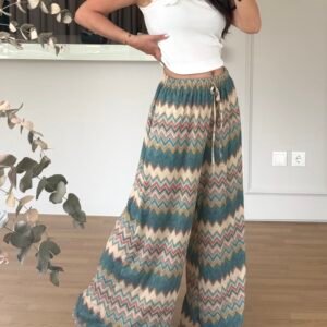 Sahara Waves Palazzo Pants - Image 1