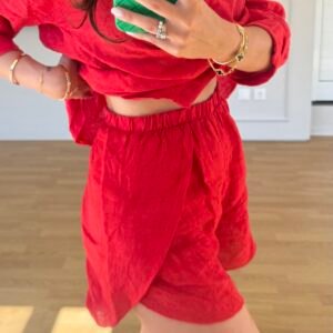 Solea Linen Shorts - Image 2
