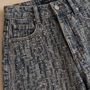Celeste Sparkle Wide Leg Jeans - Image 4